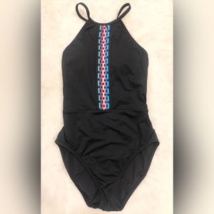 NEW La Blanca One Piece Women’s Swimsuit -black